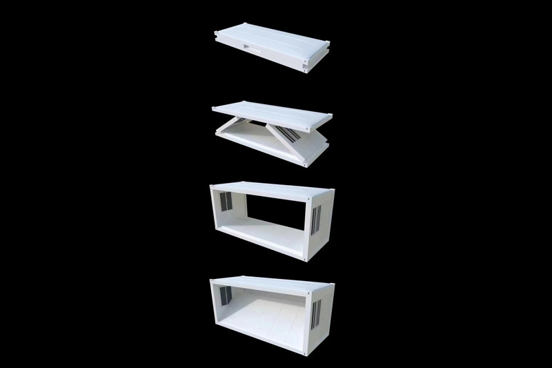  New folding packing house