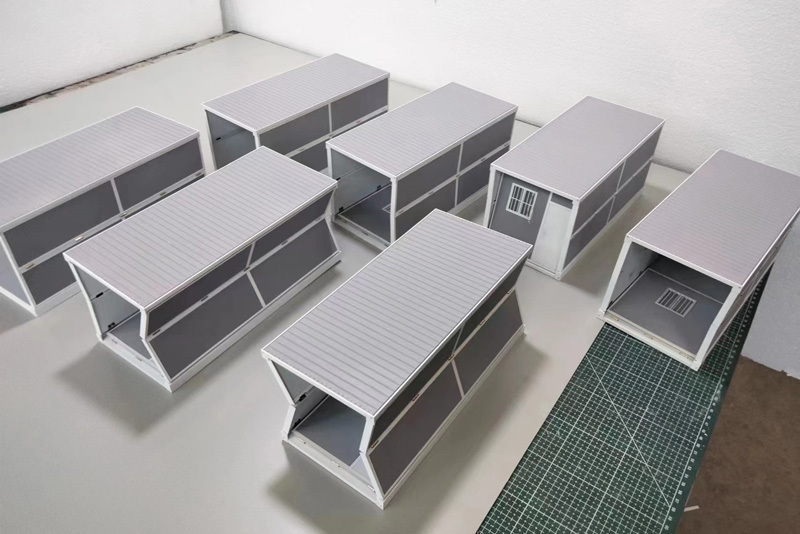 Folding prefabricated building